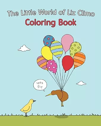 The Little World of Liz Climo Colouring Book cover