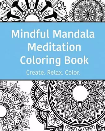 Mindful Mandala Meditation Coloring Book cover