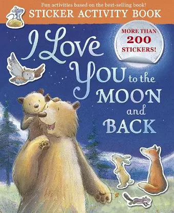 I Love You to the Moon and Back Sticker Activity cover