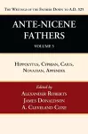 Ante-Nicene Fathers: Translations of the Writings of the Fathers Down to A.D. 325, Volume 5 cover