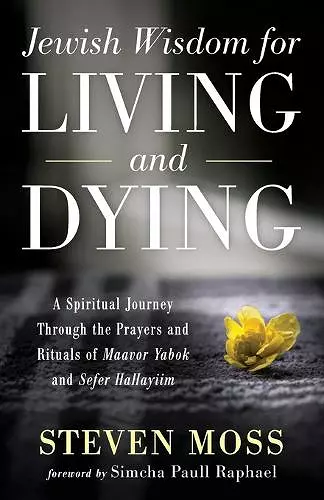 Jewish Wisdom for Living and Dying cover