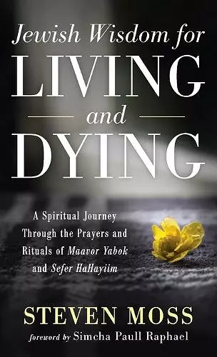 Jewish Wisdom for Living and Dying cover