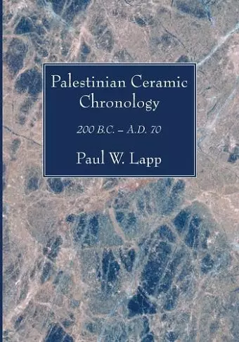 Palestinian Ceramic Chronology cover