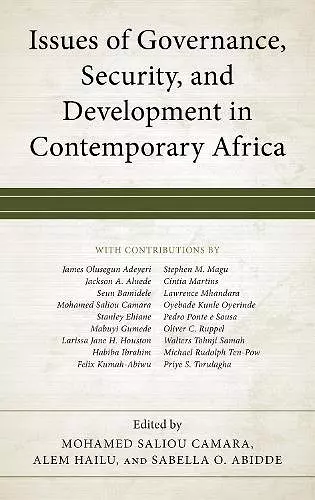 Issues of Governance, Security, and Development in Contemporary Africa cover