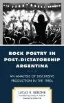 Rock Poetry in Post-Dictatorship Argentina cover