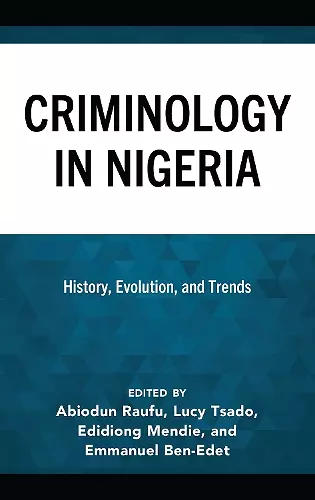 Criminology in Nigeria cover