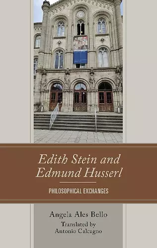 Edith Stein and Edmund Husserl cover