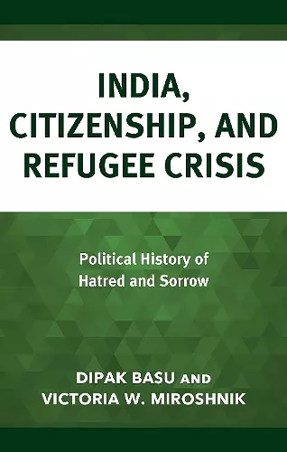 India, Citizenship, and Refugee Crisis cover