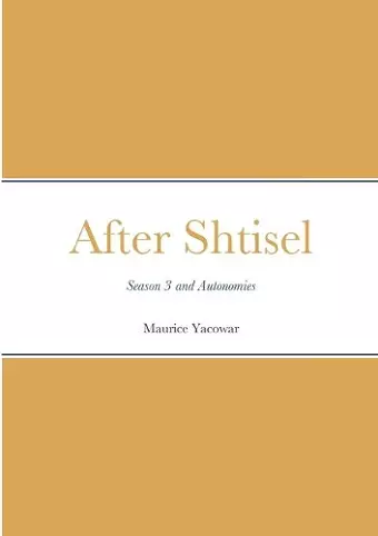 After Shtisel cover