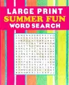 Large Print Summer Fun Word Search cover