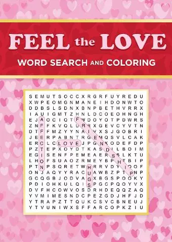 Feel the Love Word Search and Coloring cover