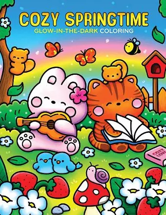 Cozy Springtime Glow-in-the-Dark Coloring cover