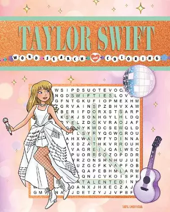 Taylor Swift Word Search and Coloring cover