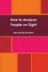 How to Analyze People on Sight cover