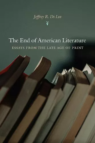 The End of American Literature cover