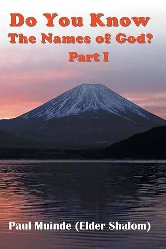 Do You Know The Names of God? Part 1 cover