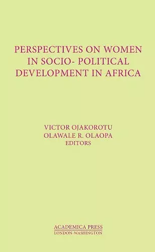 Perspectives on Women in Socio-Political Development in Africa cover