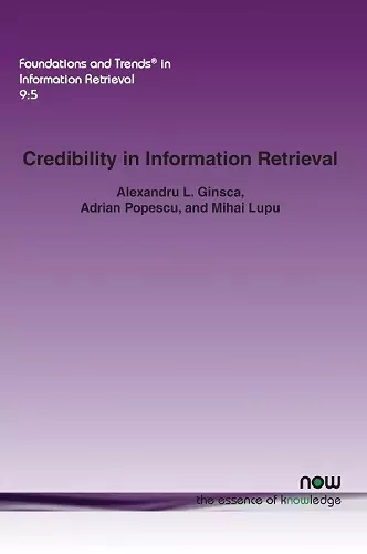 Credibility in Information Retrieval cover