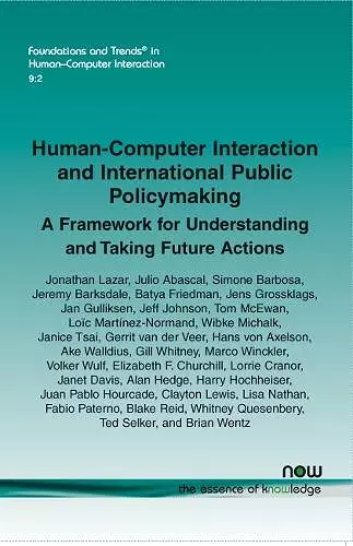 Human-Computer Interaction and International Public Policymaking cover