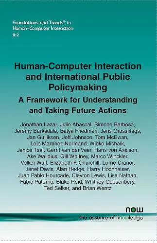 Human-Computer Interaction and International Public Policymaking cover