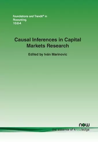 Causal Inferences in Capital Markets Research cover