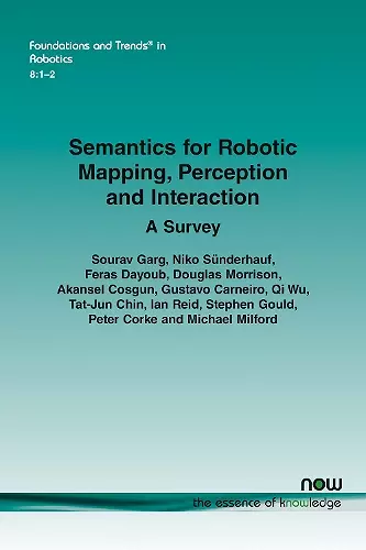 Semantics for Robotic Mapping, Perception and Interaction cover