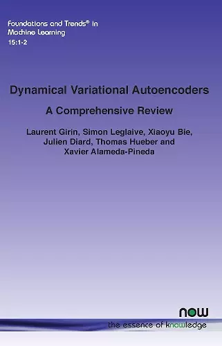 Dynamical Variational Autoencoders cover