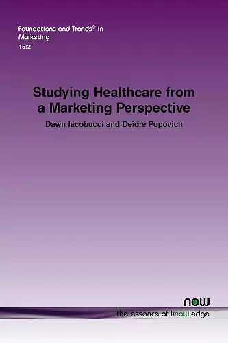 Studying Healthcare from a Marketing Perspective cover