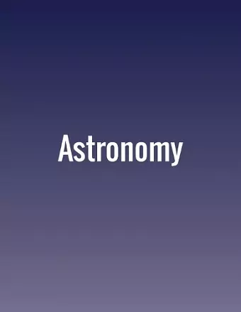 Astronomy cover