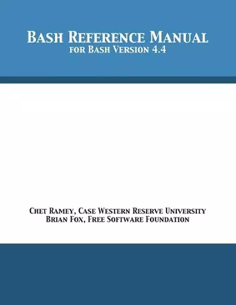 Bash Reference Manual cover