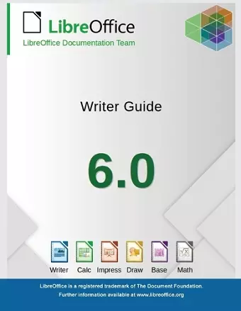 LibreOffice 6.0 Writer Guide cover