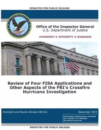 Office of the Inspector General Report cover