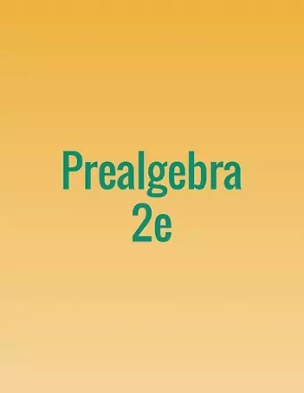 Prealgebra 2e cover