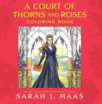 A Court of Thorns and Roses Coloring Book cover