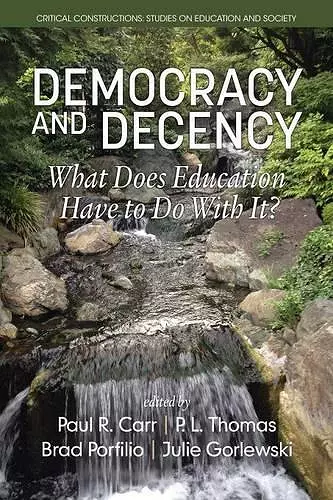 Democracy and Decency cover