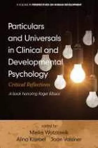 Particulars and Universals in Clinical and Development Psychology cover