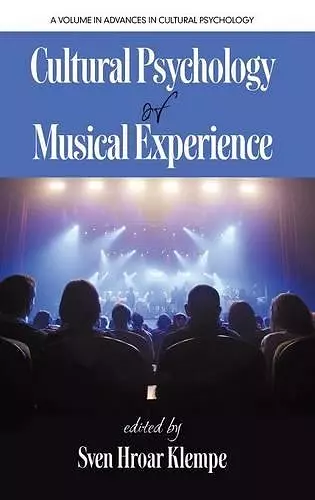 Cultural Psychology of Musical Experience cover