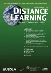 Distance Learning, Volume 13 Issue 1 cover