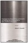 Contemporary Perspectives on Research on Bullying and Victimization in Early Childhood Education cover