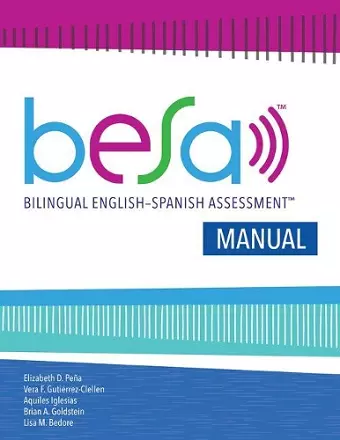 Bilingual English-Spanish Assessment™ (BESA™): Manual cover