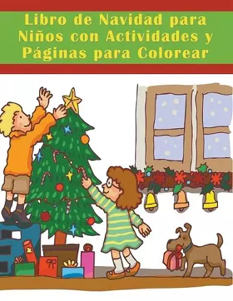 Libro de Navidad para Niños con Actividades y Páginas para Colorear cover