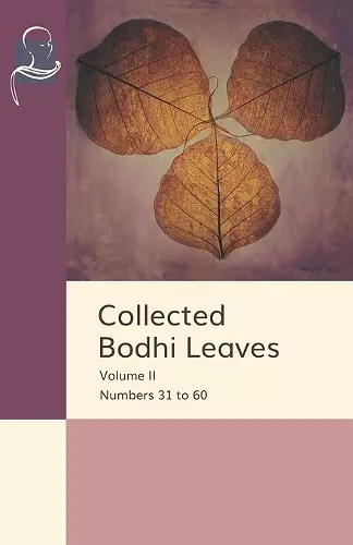 Collected Bodhi Leaves Volume II cover