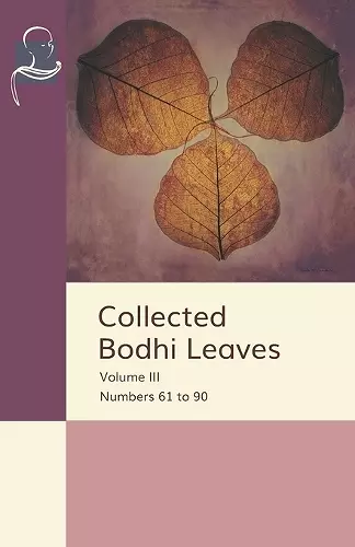 Collected Bodhi Leaves Volume III cover