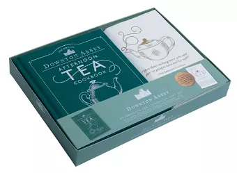 The Official Downton Abbey Afternoon Tea Cookbook Gift Set [book + tea towel] cover
