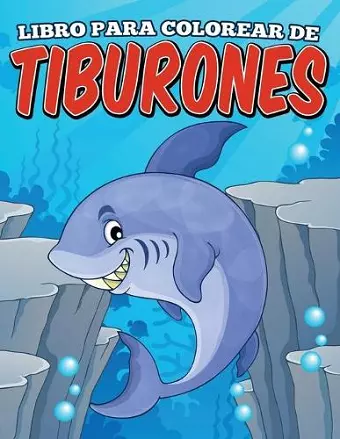 Libro para colorear de tiburones cover