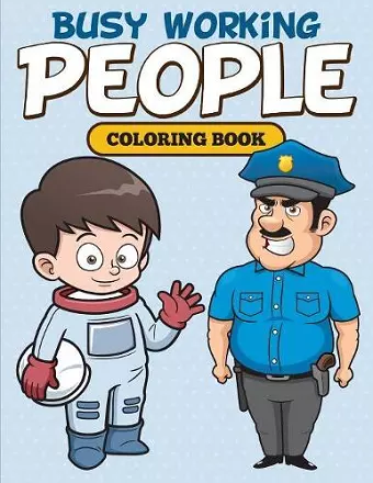 Busy Working People Coloring Book cover