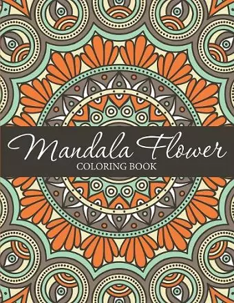 Mandala Flower Coloring Book cover