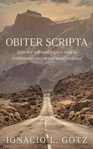 Obiter Scripta cover