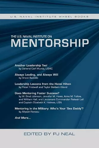 The U.S. Naval Institute on Mentorship cover