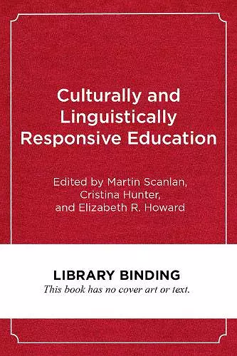 Culturally and Linguistically Responsive Education cover